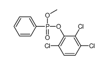 1,2,4-trichloro-3-[methoxy(phenyl)phosphoryl]oxybenzene结构式