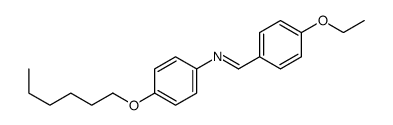 1-(4-ethoxyphenyl)-N-(4-hexoxyphenyl)methanimine Structure