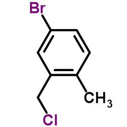 4-Bromo-2-(chloromethyl)-1-methylbenzene结构式