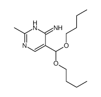 5-(Dibutoxymethyl)-2-methyl-4-pyrimidinamine Structure