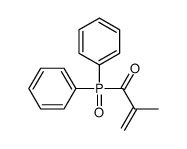 1-diphenylphosphoryl-2-methylprop-2-en-1-one结构式