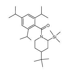 2-(trimethylsilyl)-4-tert-butyl-2,4,6-triisopropylbenzopiperidide结构式