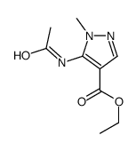 ethyl 5-acetamido-1-methylpyrazole-4-carboxylate结构式