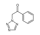 1-phenyl-2-(tetrazol-2-yl)ethanone结构式