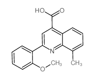 2-(2-Methoxyphenyl)-8-methylquinoline-4-carboxylic acid picture