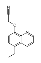 2-(5-ethylquinolin-8-yl)oxyacetonitrile Structure
