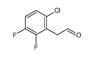 2-(6-chloro-2,3-difluorophenyl)acetaldehyde Structure