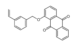 1-[(3-ethenylphenyl)methoxy]anthracene-9,10-dione结构式