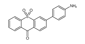 3-(4-aminophenyl)-10,10-dioxothioxanthen-9-one结构式