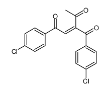 3-(4-chlorobenzoyl)-1-(4-chlorophenyl)pent-2-ene-1,4-dione Structure