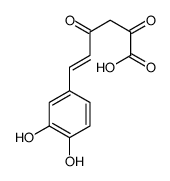 6-(3,4-dihydroxyphenyl)-2,4-dioxohex-5-enoic acid Structure