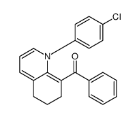 [1-(4-chlorophenyl)-6,7-dihydro-5H-quinolin-8-yl]-phenylmethanone Structure