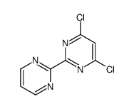 4,6-dichloro-2-pyrimidin-2-ylpyrimidine结构式