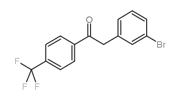 2-(3-BROMOPHENYL)-4'-TRIFLUOROMETHYLACETOPHENONE结构式