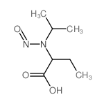 Butanoic acid, 2-[(1-methylethyl)nitrosoamino]-结构式