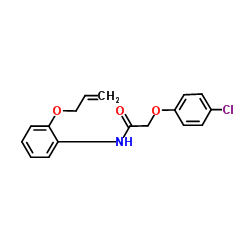 N-[2-(Allyloxy)phenyl]-2-(4-chlorophenoxy)acetamide结构式