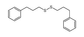 3-(3-phenylpropyldisulfanyl)propylbenzene Structure