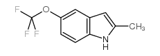 2-Methyl-5-(trifluoromethoxy)-1H-indole Structure