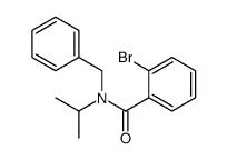 N-benzyl-2-bromo-N-propan-2-ylbenzamide结构式