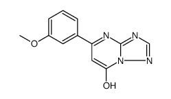 [1,2,4]Triazolo[1,5-a]pyrimidin-7-ol, 5-(3-methoxyphenyl) Structure