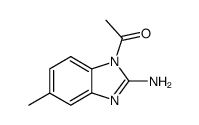 1H-Benzimidazol-2-amine,1-acetyl-5-methyl-(9CI)结构式
