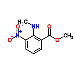 Methyl 2-(methylamino)-3-nitrobenzoate Structure