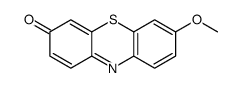 7-methoxyphenothiazin-3-one结构式