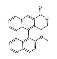 5-(2-methoxynaphthalen-1-yl)-3,4-dihydro-1H-benzo[g]isochromen-1-one Structure