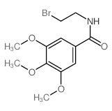 N-(beta-Bromoethyl)-3,4,5-trimethoxybenzamide Structure