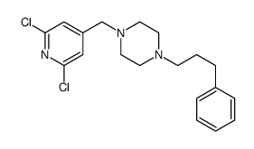 1-[(2,6-dichloropyridin-4-yl)methyl]-4-(3-phenylpropyl)piperazine结构式