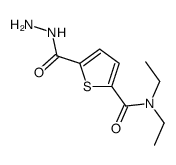 N,N-diethyl-5-(hydrazinecarbonyl)thiophene-2-carboxamide Structure