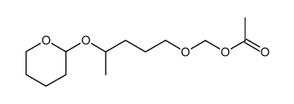((4-((tetrahydro-2H-pyran-2-yl)oxy)pentyl)oxy)methyl acetate Structure