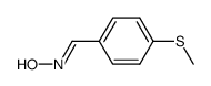 4-METHYLSULFANYL-BENZALDEHYDE OXIME结构式