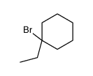 1-bromo-1-ethylcyclohexane Structure