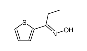 1-thiophen-2-yl-propan-1-one oxime Structure