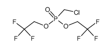 O,O-bis(trifluoroethyl) chloromethylphosphonate结构式