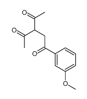 3-acetyl-1-(3-methoxyphenyl)pentane-1,4-dione Structure