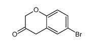 6-溴苯并二氢吡喃-3-酮结构式