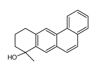 8-methyl-10,11-dihydro-9H-benzo[a]anthracen-8-ol结构式