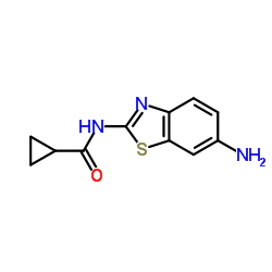 N-(6-Amino-1,3-benzothiazol-2-yl)cyclopropanecarboxamide Structure