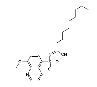 N-(8-ethoxyquinolin-5-yl)sulfonyldecanamide Structure