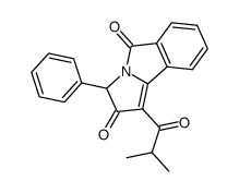 1-isobutyryl-3-phenyl-pyrrolo[2,1-a]isoindole-2,5-dione Structure