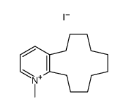 5,6,7,8,9,10,11,12,13,14-Decahydro-1-methylcyclododecapyridiniumiodid结构式