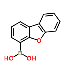 二苯并呋喃-4-硼酸结构式