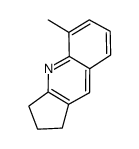 5-methyl-2,3-dihydro-[1H]-cyclopenta[b]quinoline结构式