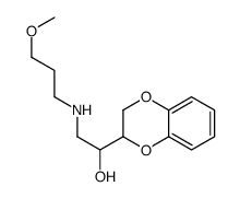 1-(2,3-dihydro-1,4-benzodioxin-3-yl)-2-(3-methoxypropylamino)ethanol结构式