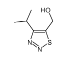 (4-Isopropyl-1,2,3-thiadiazol-5-yl)methanol Structure