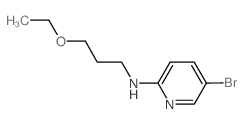 N-(5-Bromo-2-pyridinyl)-N-(3-ethoxypropyl)amine Structure