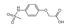 2-(4-(methylsulfonamido)phenoxy)acetic acid Structure