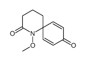 1-methoxy-1-azaspiro[5.5]undeca-7,10-diene-2,9-dione结构式